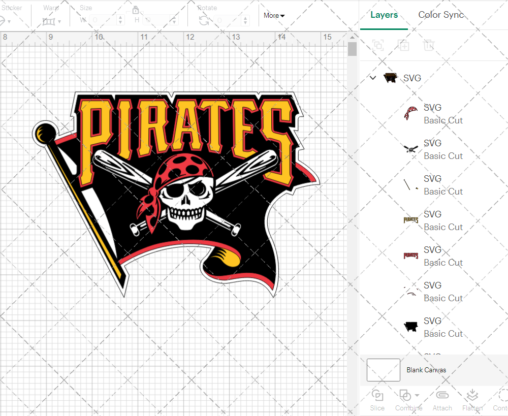 Pittsburgh Pirates Alternate 1997 003, Svg, Dxf, Eps, Png - SvgShopArt