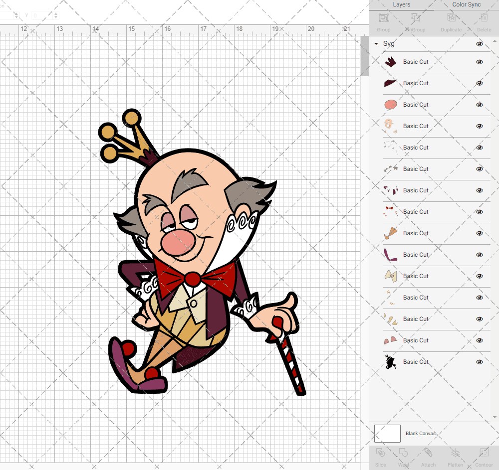 King Candy - Wreck-It Ralph, Svg, Dxf, Eps, Png - SvgShopArt