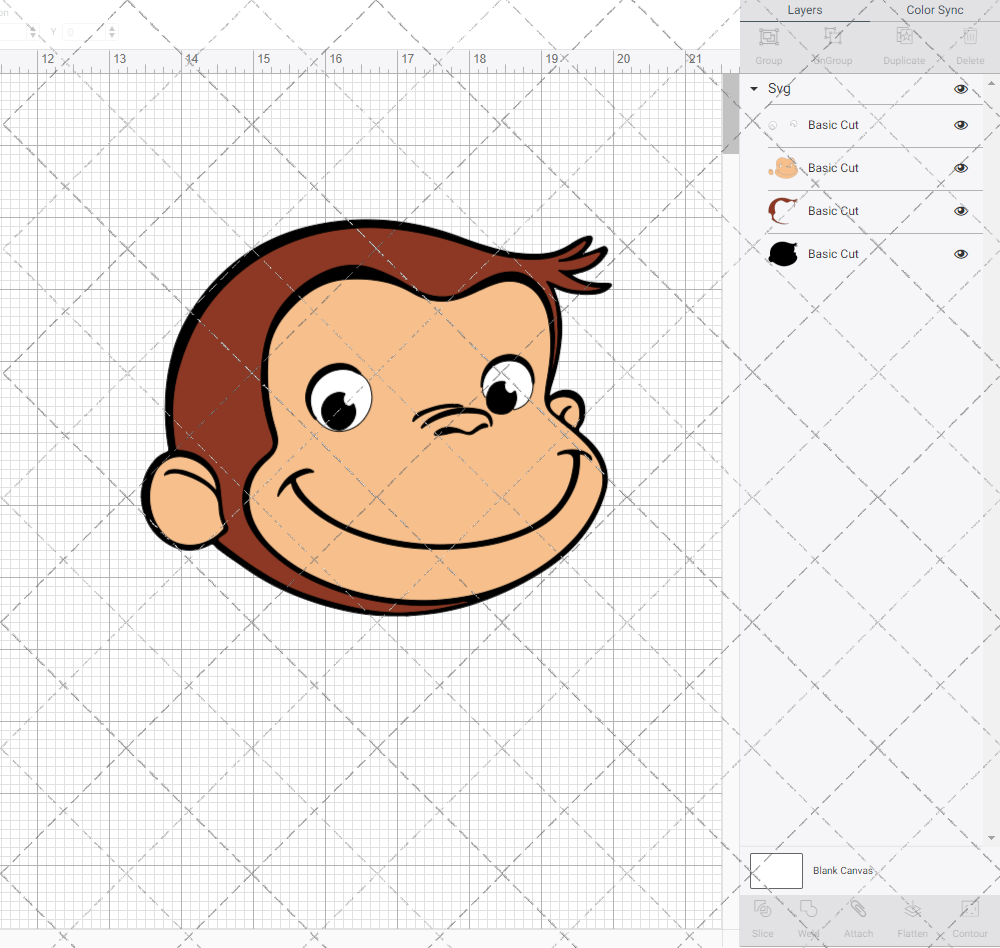 Curious George, Svg, Dxf, Eps, Png - SvgShopArt