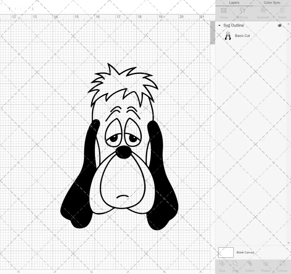 Droopy - Master Detective 002, Svg, Dxf, Eps, Png - SvgShopArt