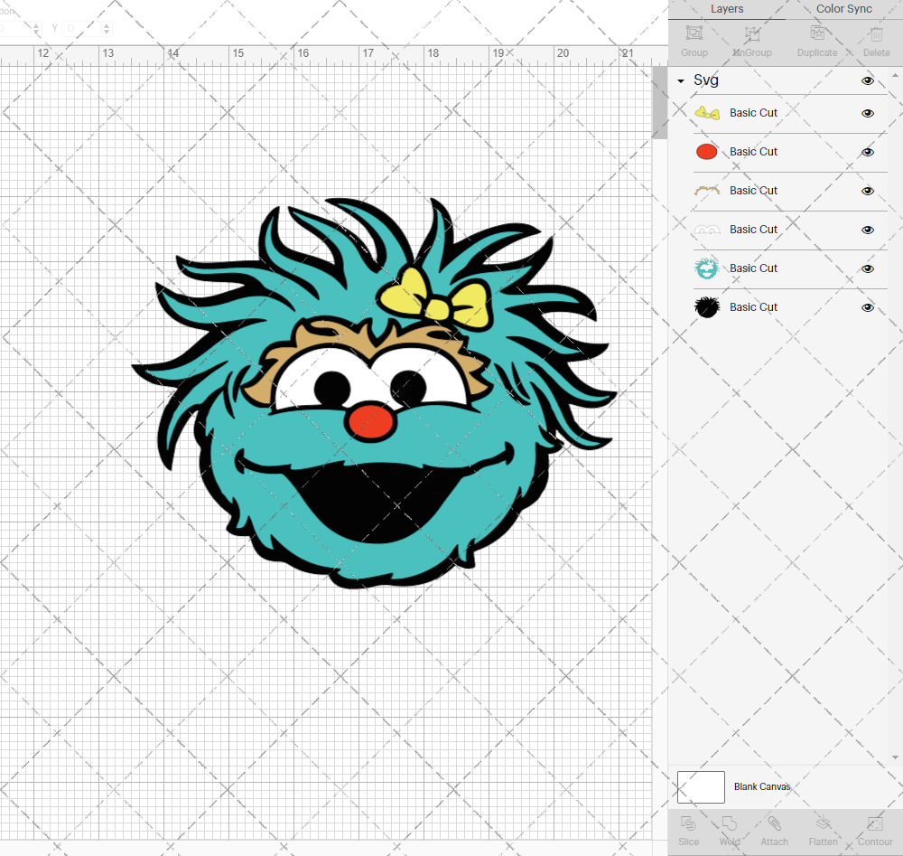 Rosita - Sesame Street, Svg, Dxf, Eps, Png - SvgShopArt