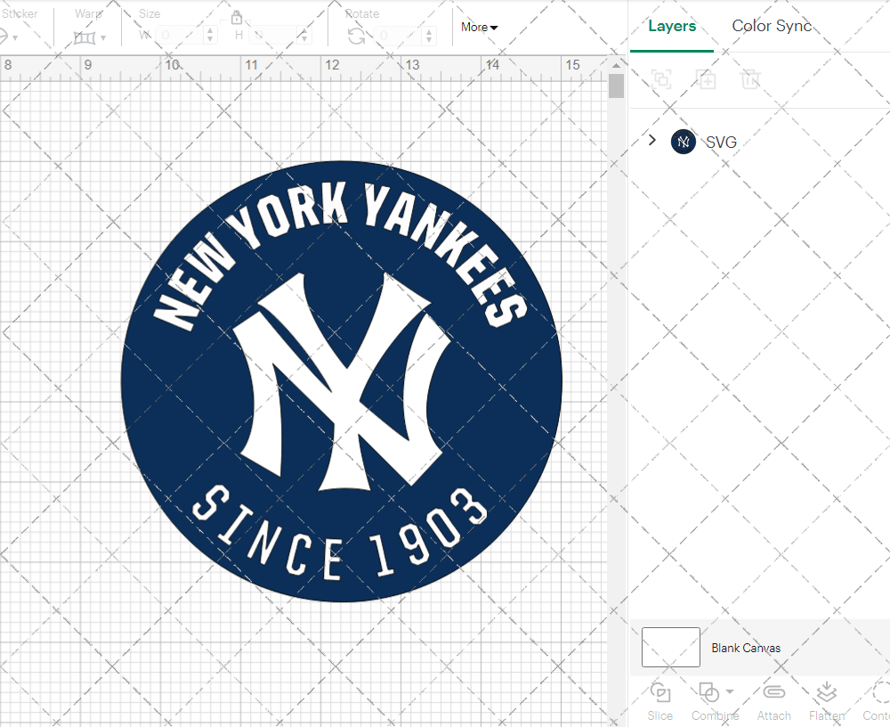 New York Yankees Circle 1915, Svg, Dxf, Eps, Png - SvgShopArt