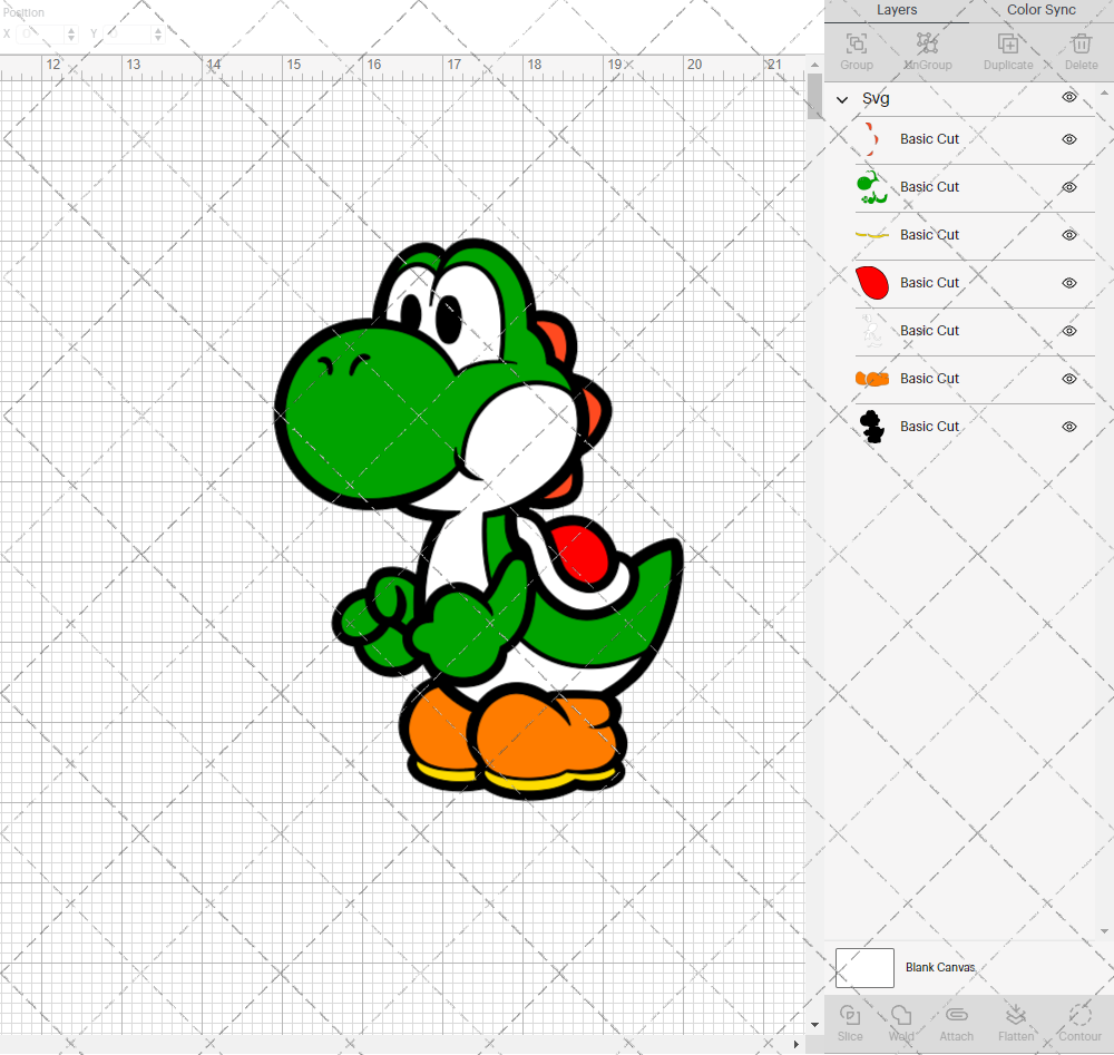 Yoshi - Super Mario Bros 002, Svg, Dxf, Eps, Png - SvgShopArt