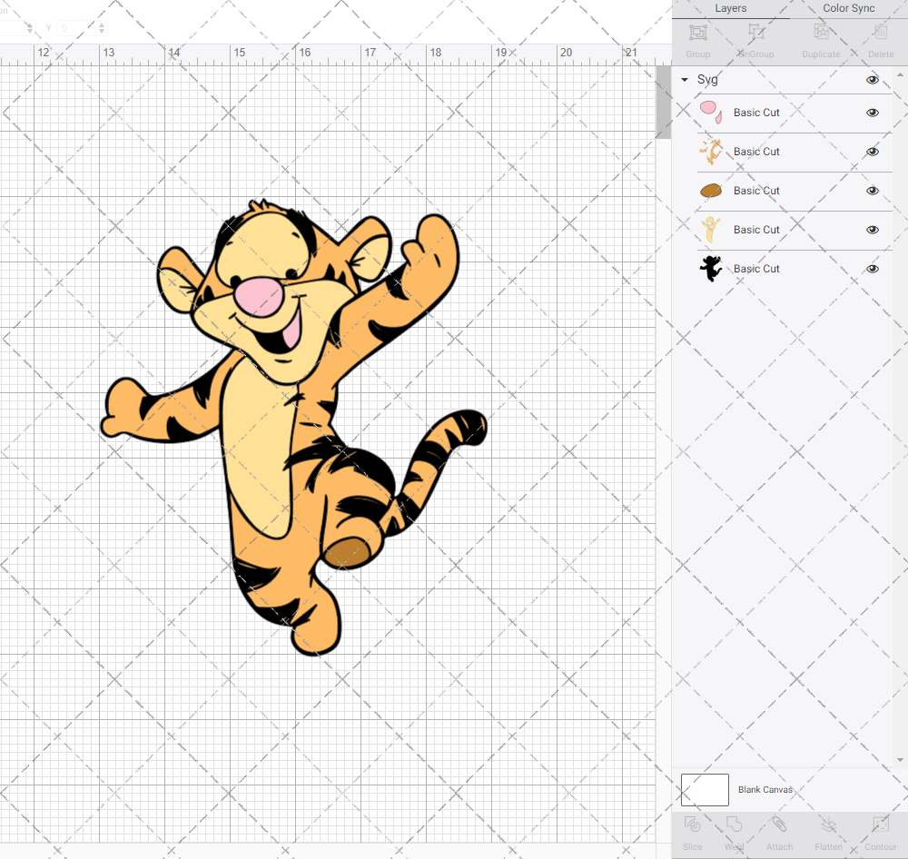 Baby Tigger - Winnie The Pooh 005, Svg, Dxf, Eps, Png - SvgShopArt