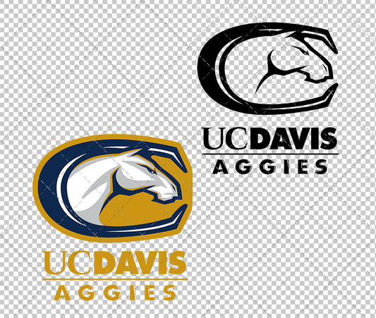 California Davis Aggies Secondary 1999, Svg, Dxf, Eps, Png