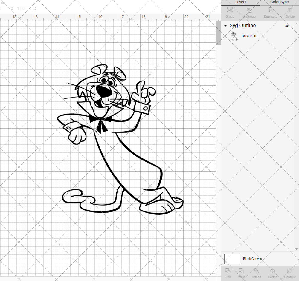 Snagglepuss, Svg, Dxf, Eps, Png - SvgShopArt