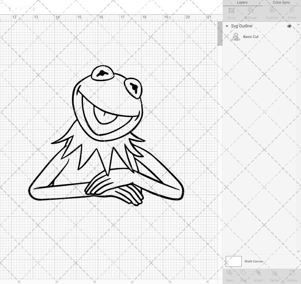 Kermit The Frog - The Muppets 002, Svg, Dxf, Eps, Png - SvgShopArt