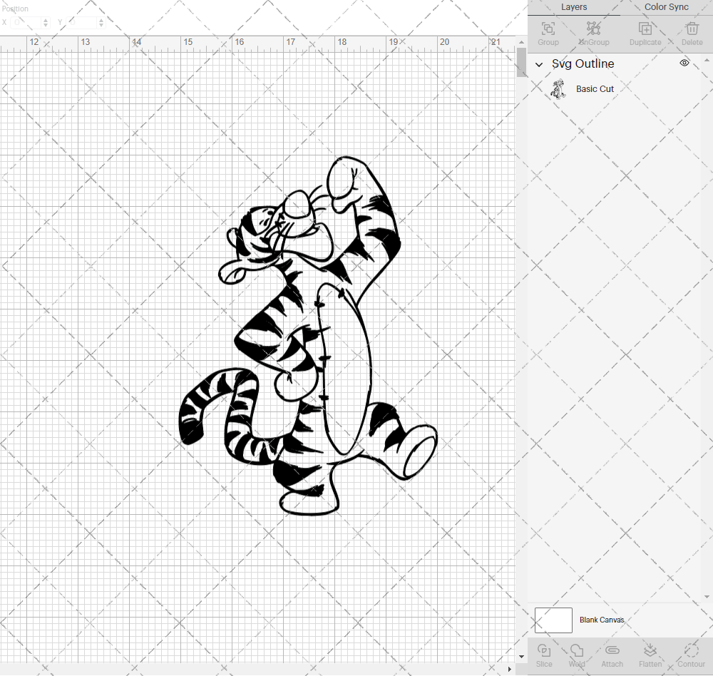 Tigger - Winnie The Pooh 004, Svg, Dxf, Eps, Png - SvgShopArt