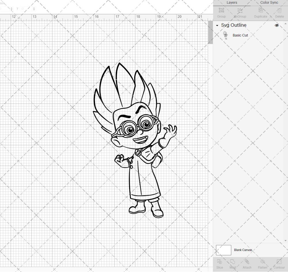 Romeo - PJ Masks, Svg, Dxf, Eps, Png - SvgShopArt