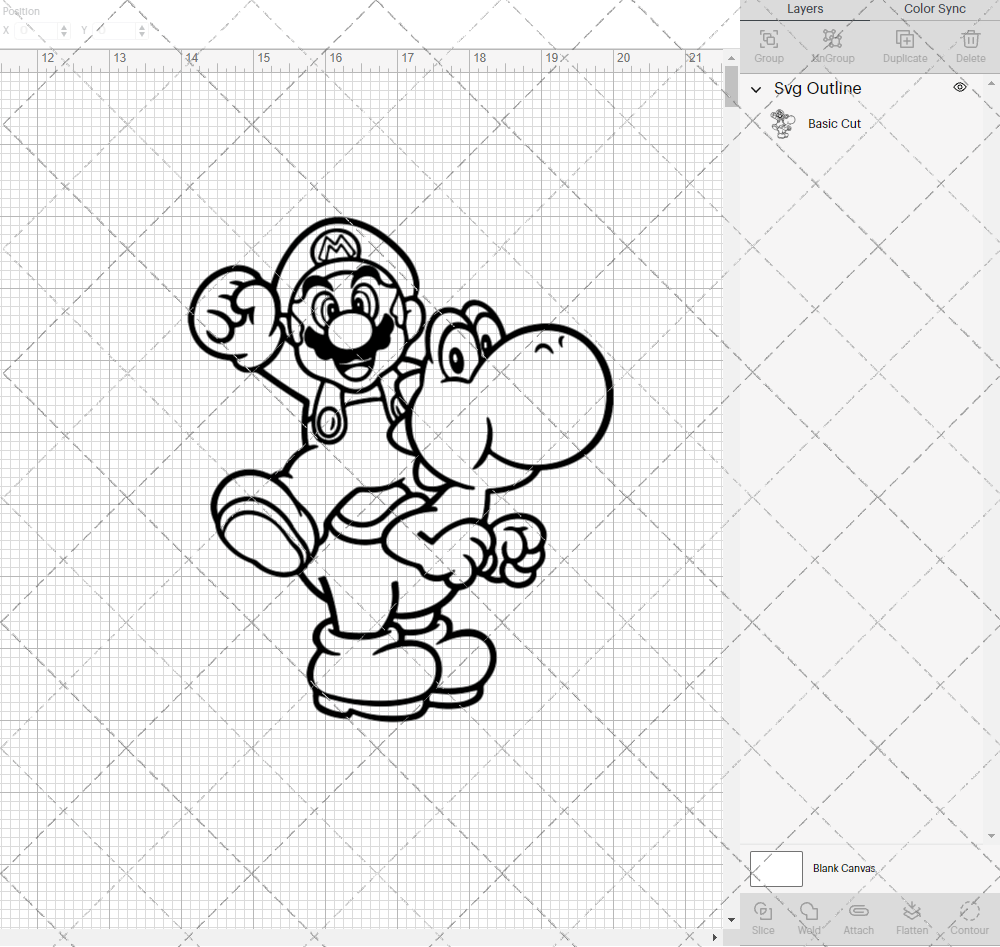 Super Mario and Yoshi - Super Mario Bros, Svg, Dxf, Eps, Png - SvgShopArt