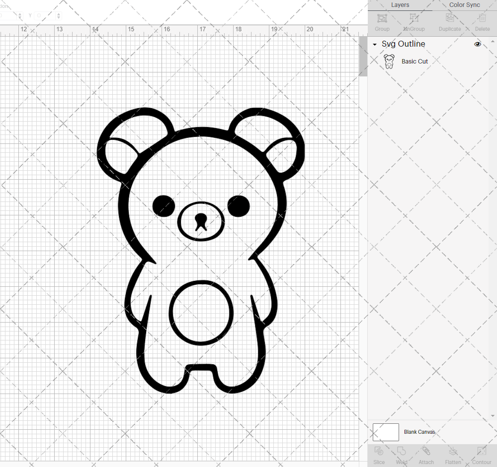 Rilakkuma 002, Svg, Dxf, Eps, Png - SvgShopArt