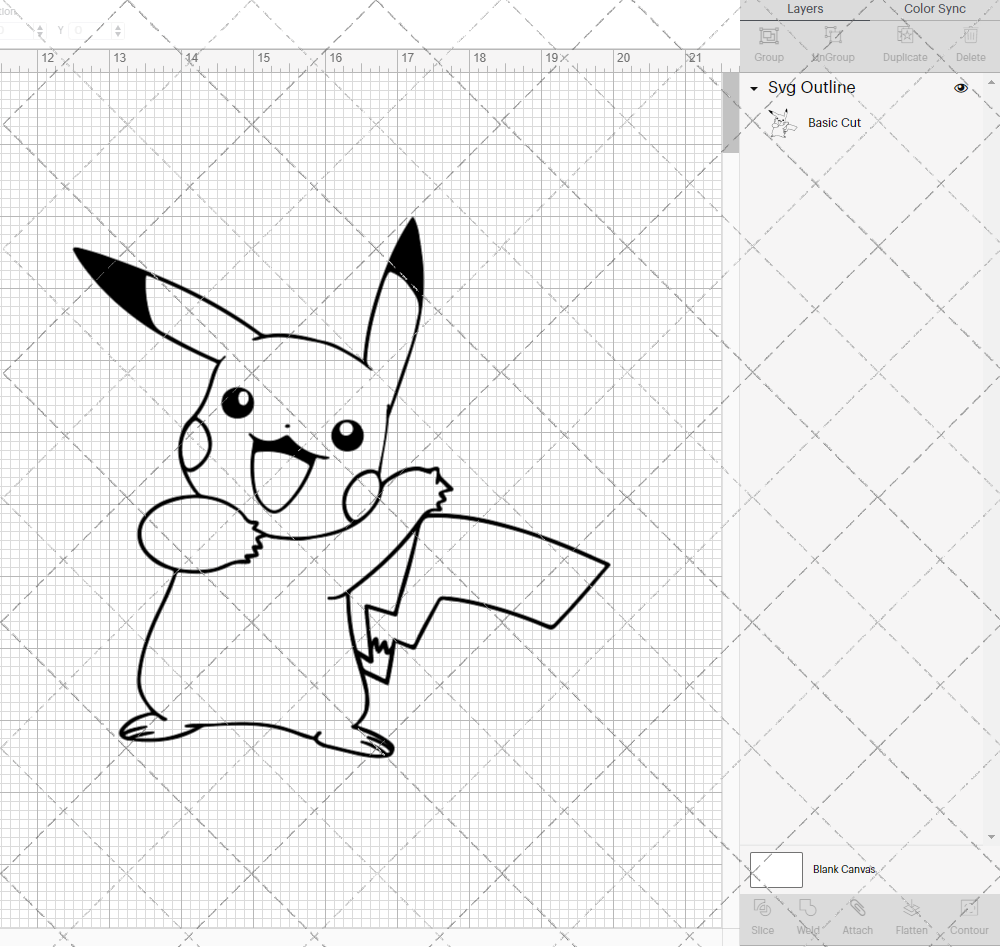 Pikachu - Pokemon, Svg, Dxf, Eps, Png - SvgShopArt