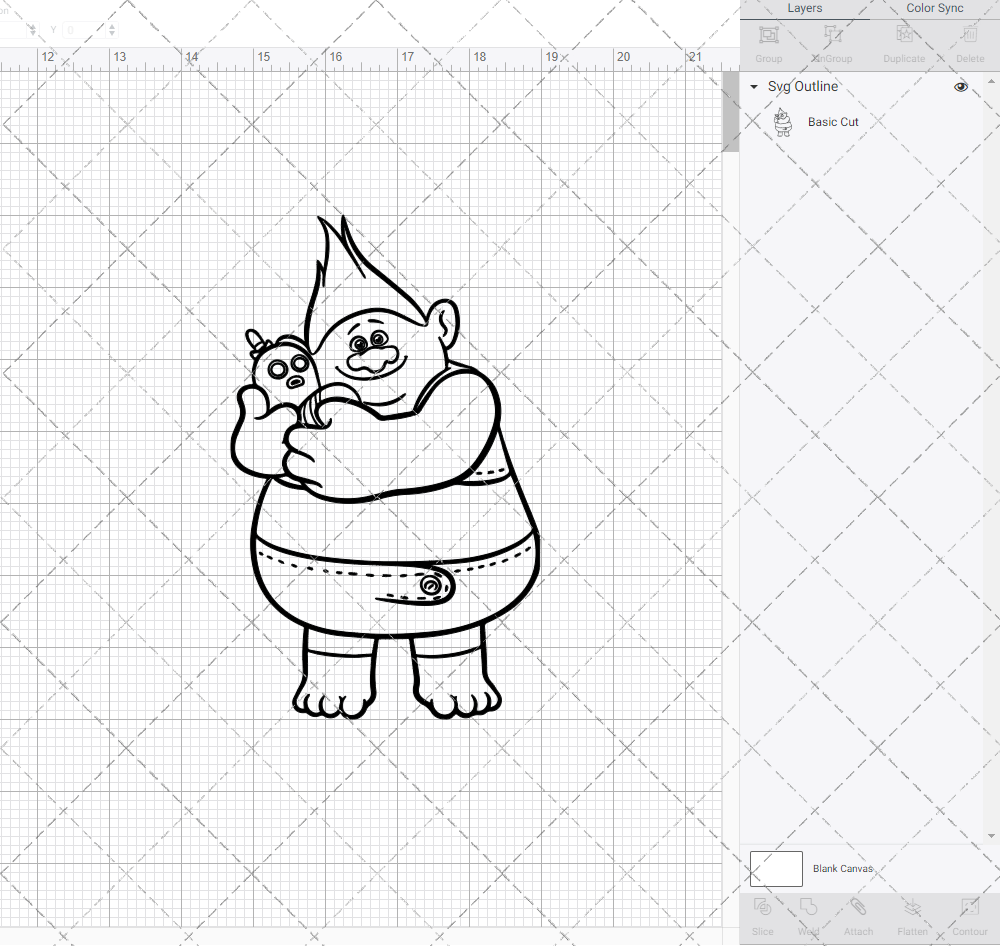 Biggie and Mr. Dinkles - Trolls, Svg, Dxf, Eps, Png - SvgShopArt