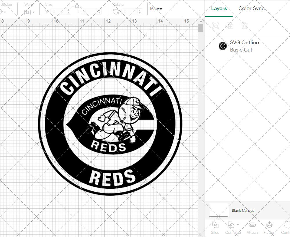 Cincinnati Reds Circle 1974, Svg, Dxf, Eps, Png - SvgShopArt