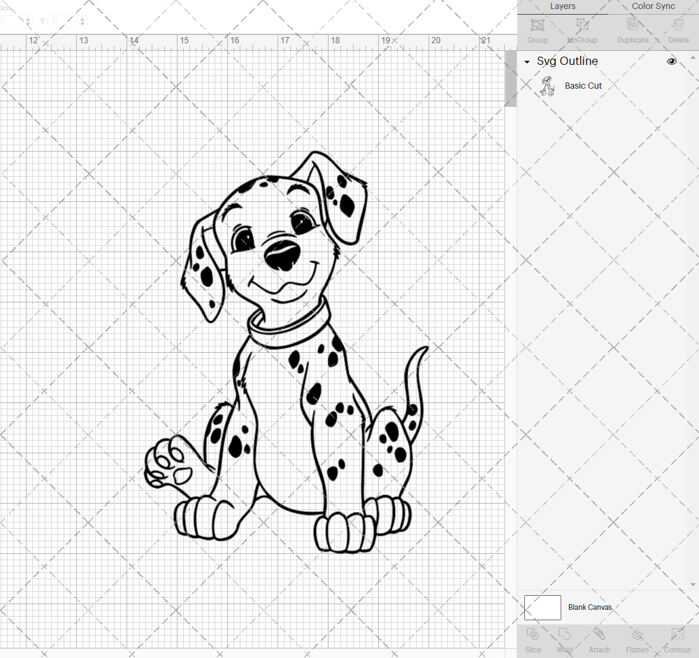 Puppies - 101 Dalmatians 002, Svg, Dxf, Eps, Png - SvgShopArt