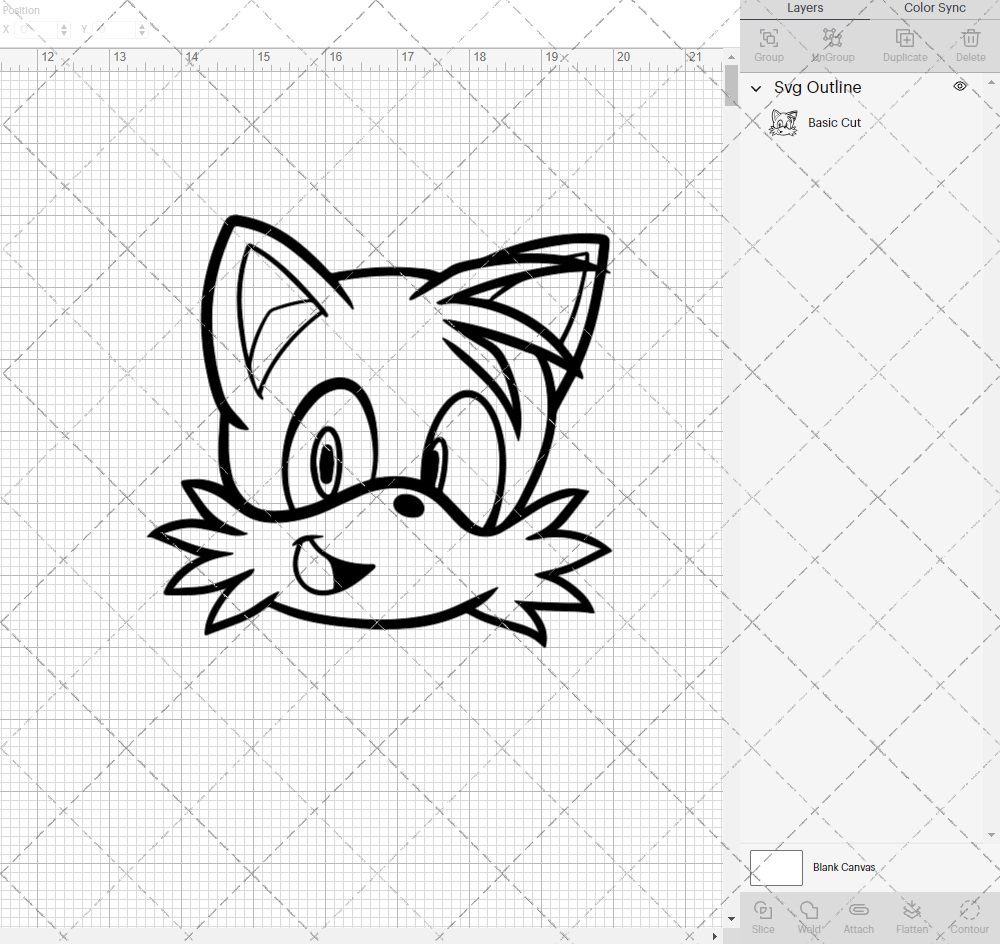 Tails - Sonic the Hedgehog 002, Svg, Dxf, Eps, Png - SvgShopArt