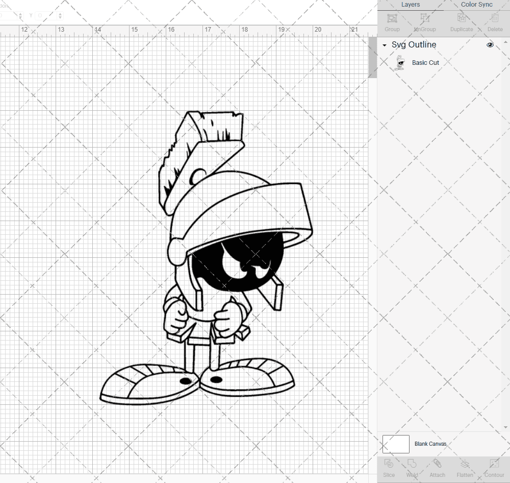 Marvin The Martian - Looney Tunes, Svg, Dxf, Eps, Png - SvgShopArt