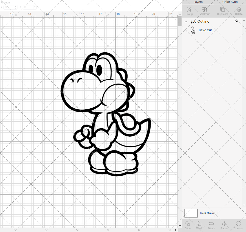 Yoshi - Super Mario Bros 002, Svg, Dxf, Eps, Png - SvgShopArt