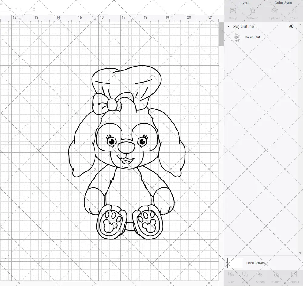 Cookie - Duffy and Friends, Svg, Dxf, Eps, Png - SvgShopArt