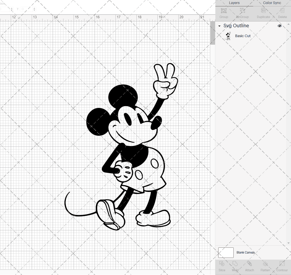 Mickey Mouse Classic, Svg, Dxf, Eps, Png - SvgShopArt