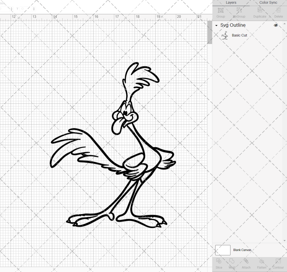 Road Runner - Looney Tunes 002, Svg, Dxf, Eps, Png - SvgShopArt