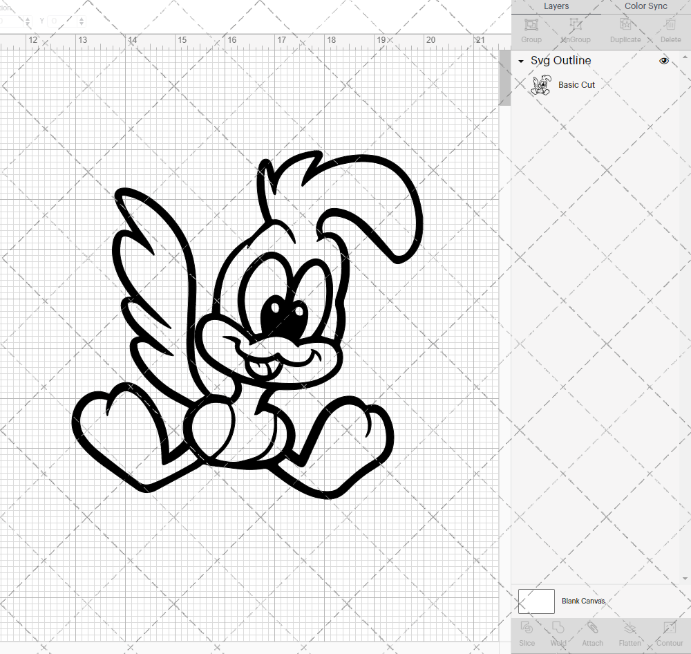 Road Runner - Baby Looney Tunes 002, Svg, Dxf, Eps, Png - SvgShopArt