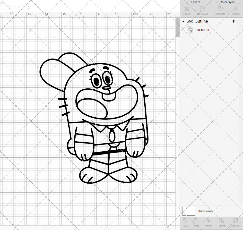 Richard Watterson - The Amazing World of Gumball 002, Svg, Dxf, Eps, Png - SvgShopArt