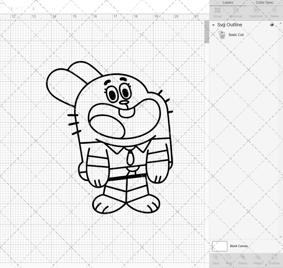 Richard Watterson - The Amazing World of Gumball 002, Svg, Dxf, Eps ...