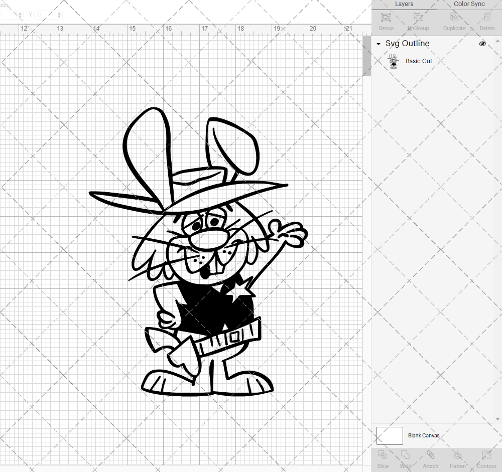 Ricochet Rabbit, Svg, Dxf, Eps, Png - SvgShopArt