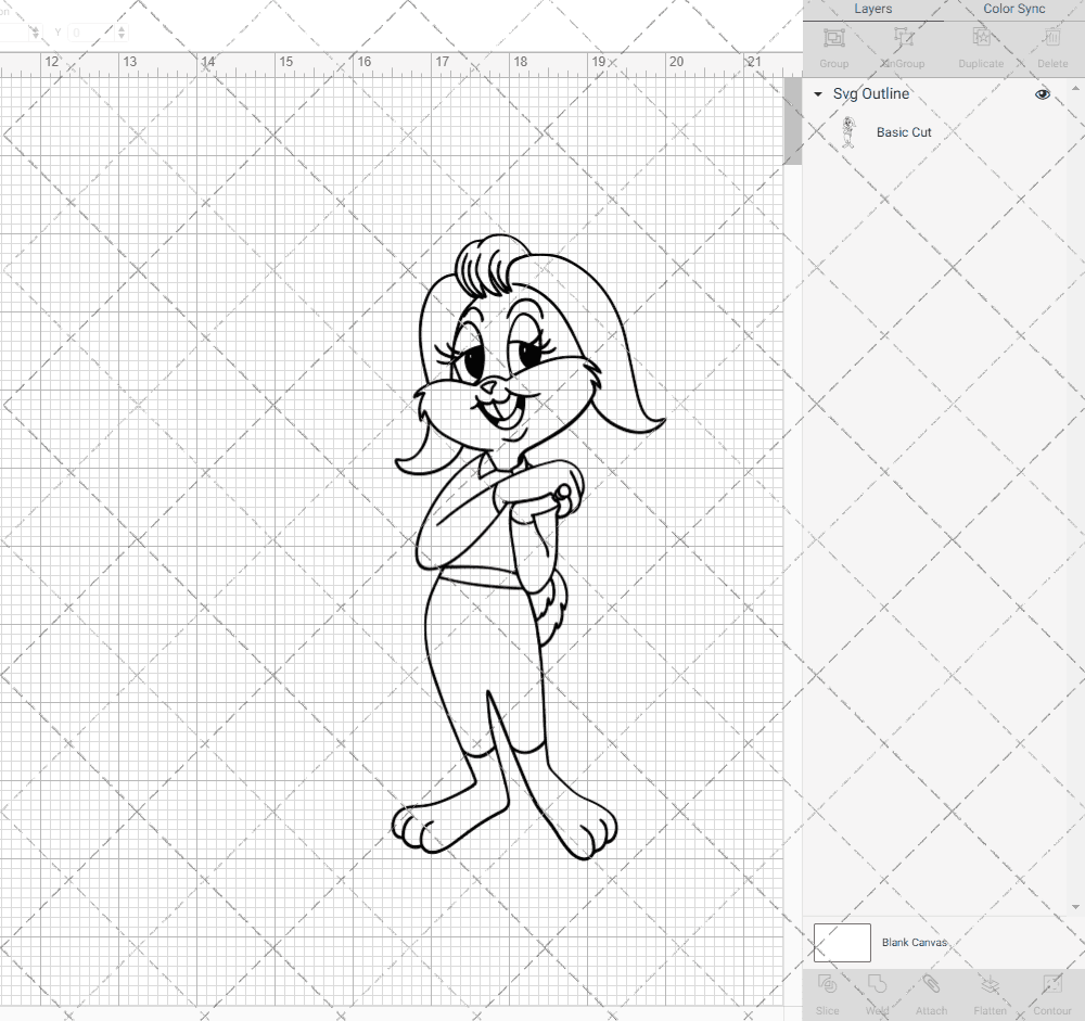 Honey Bunny - Looney Tunes, Svg, Dxf, Eps, Png - SvgShopArt