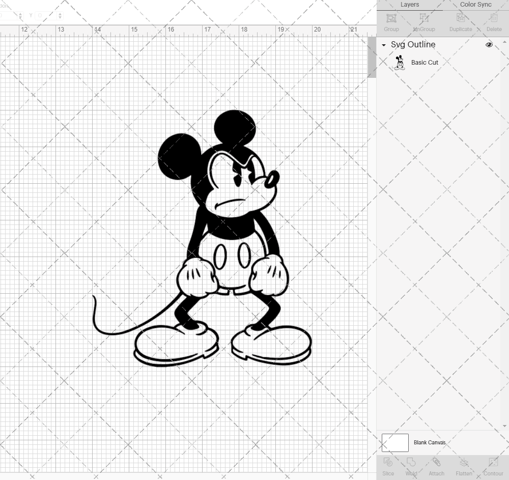 Mickey Mouse Classic 002, Svg, Dxf, Eps, Png - SvgShopArt