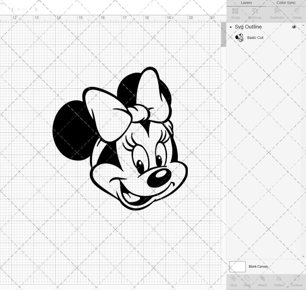 Minnie Mouse 008, Svg, Dxf, Eps, Png - SvgShopArt