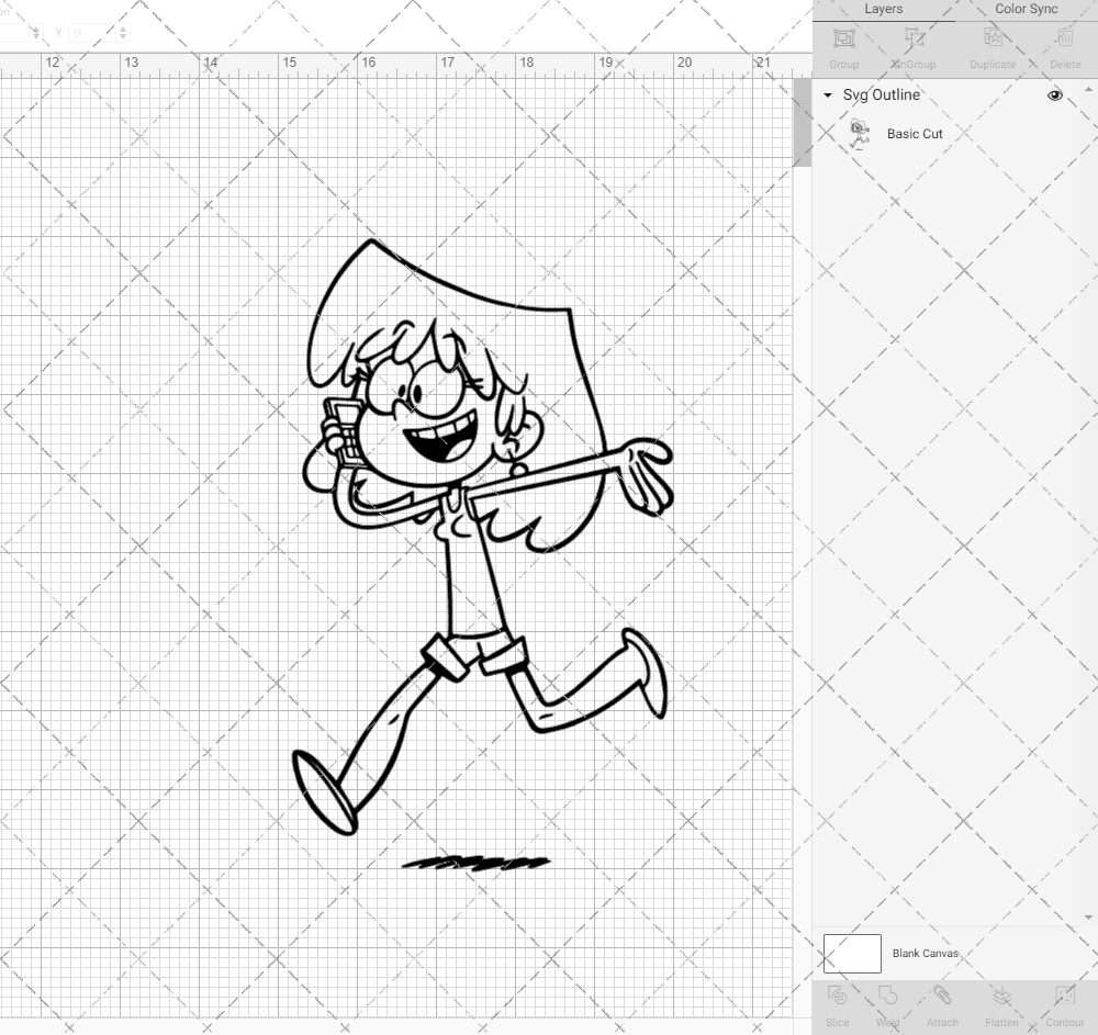 Lola Loud - The Loud House 002, Svg, Dxf, Eps, Png - SvgShopArt