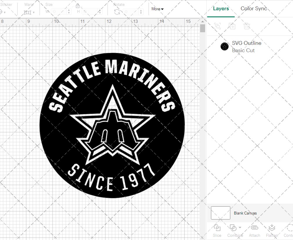 Seattle Mariners Circle 1981, Svg, Dxf, Eps, Png - SvgShopArt