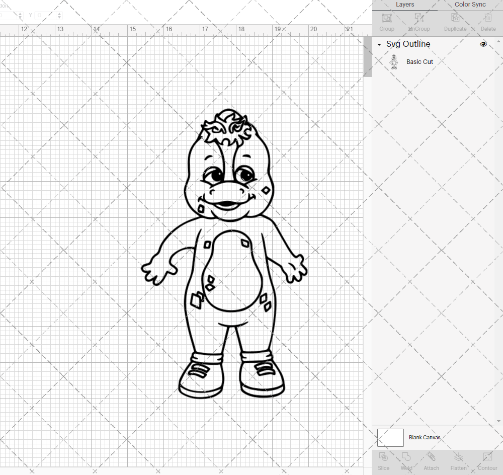 Riff - Barney & Friends, Svg, Dxf, Eps, Png - SvgShopArt