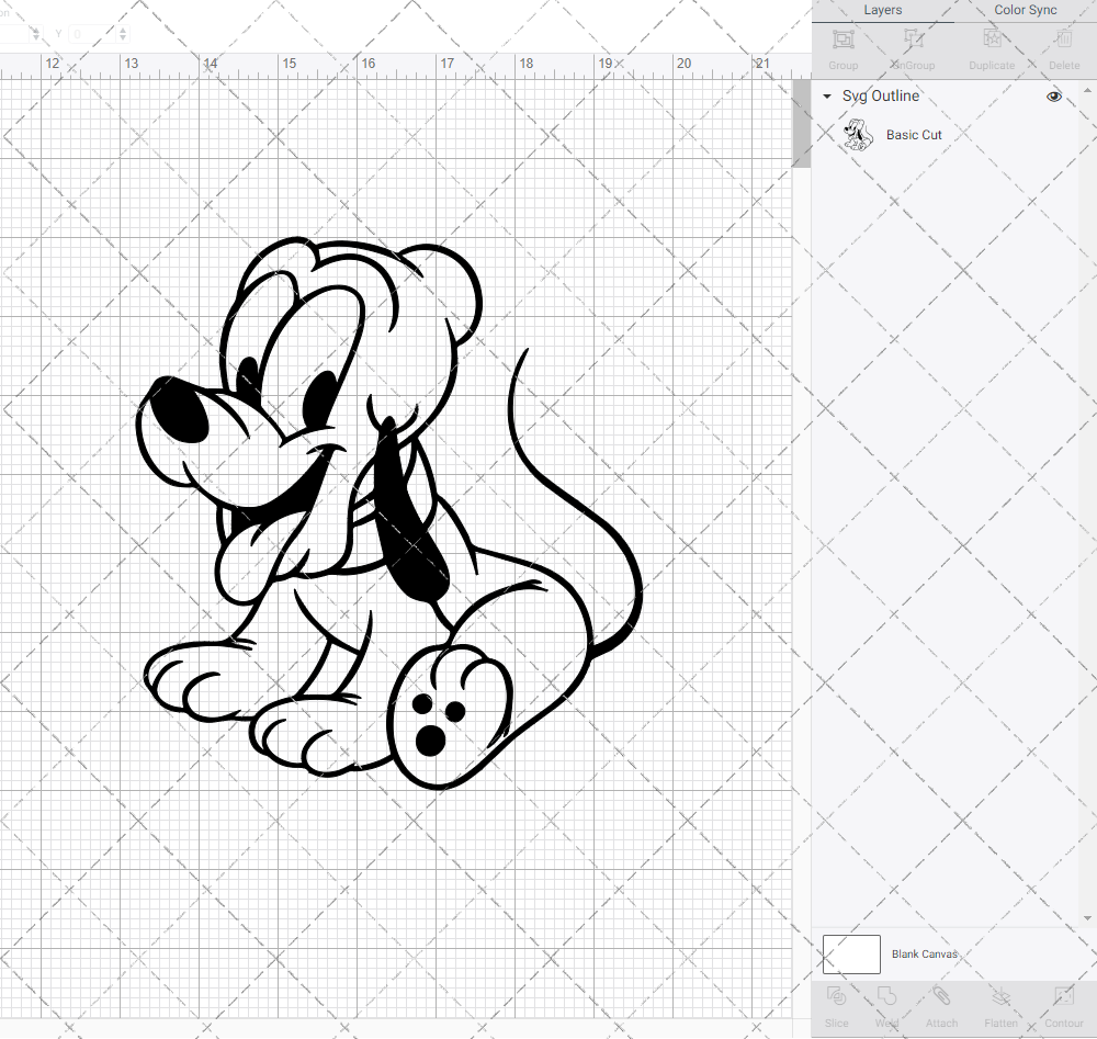Baby Pluto, Svg, Dxf, Eps, Png - SvgShopArt