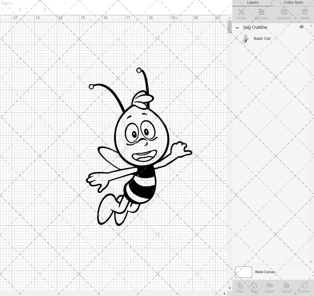 Willy - Maya The Bee, Svg, Dxf, Eps, Png - SvgShopArt