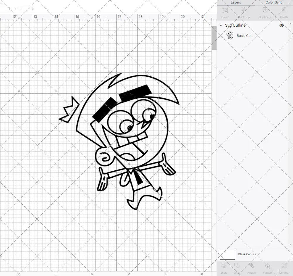 Cosmo - The Fairly Odd Parents 003, Svg, Dxf, Eps, Png - SvgShopArt