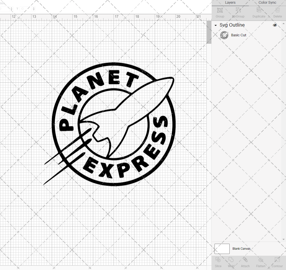 Planet Express - Futurama, Svg, Dxf, Eps, Png - SvgShopArt