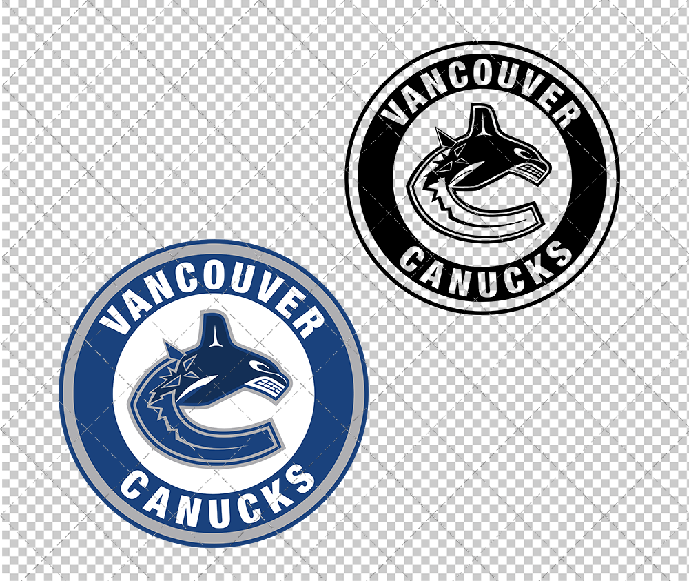 Vancouver Canucks Circle 2019 002, Svg, Dxf, Eps, Png - SvgShopArt