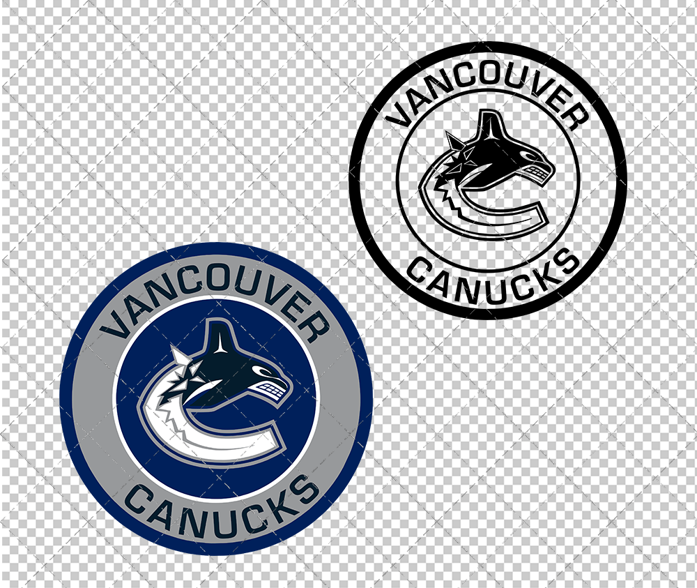 Vancouver Canucks Circle 2019 004, Svg, Dxf, Eps, Png - SvgShopArt