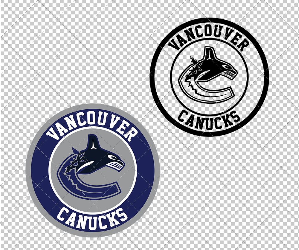 Vancouver Canucks Circle 2019 003, Svg, Dxf, Eps, Png - SvgShopArt