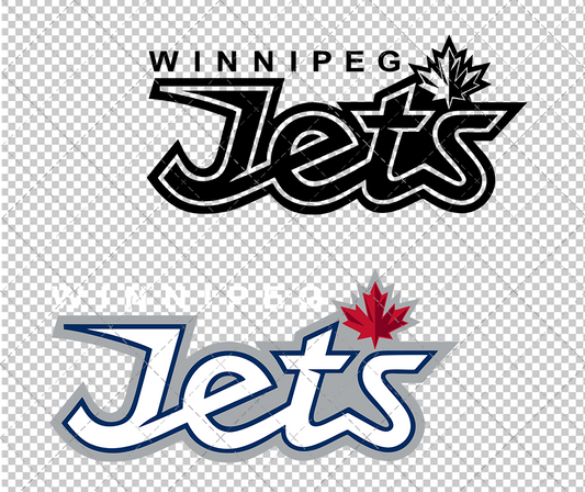 Winnipeg Jets Wordmark 2011 002, Svg, Dxf, Eps, Png - SvgShopArt