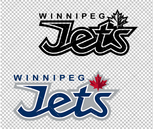 Winnipeg Jets Wordmark 2011, Svg, Dxf, Eps, Png - SvgShopArt
