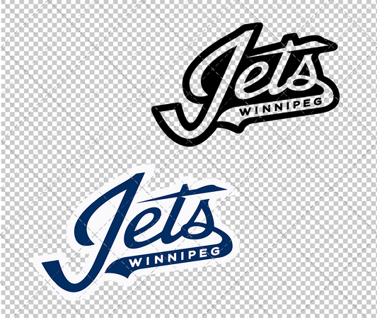 Winnipeg Jets Wordmark 2018 002, Svg, Dxf, Eps, Png - SvgShopArt