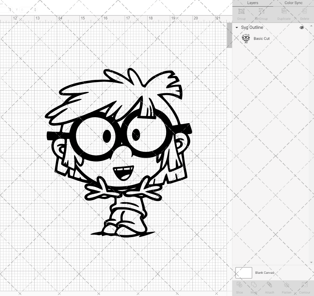 Lisa Loud - The Loud House 002, Svg, Dxf, Eps, Png - SvgShopArt