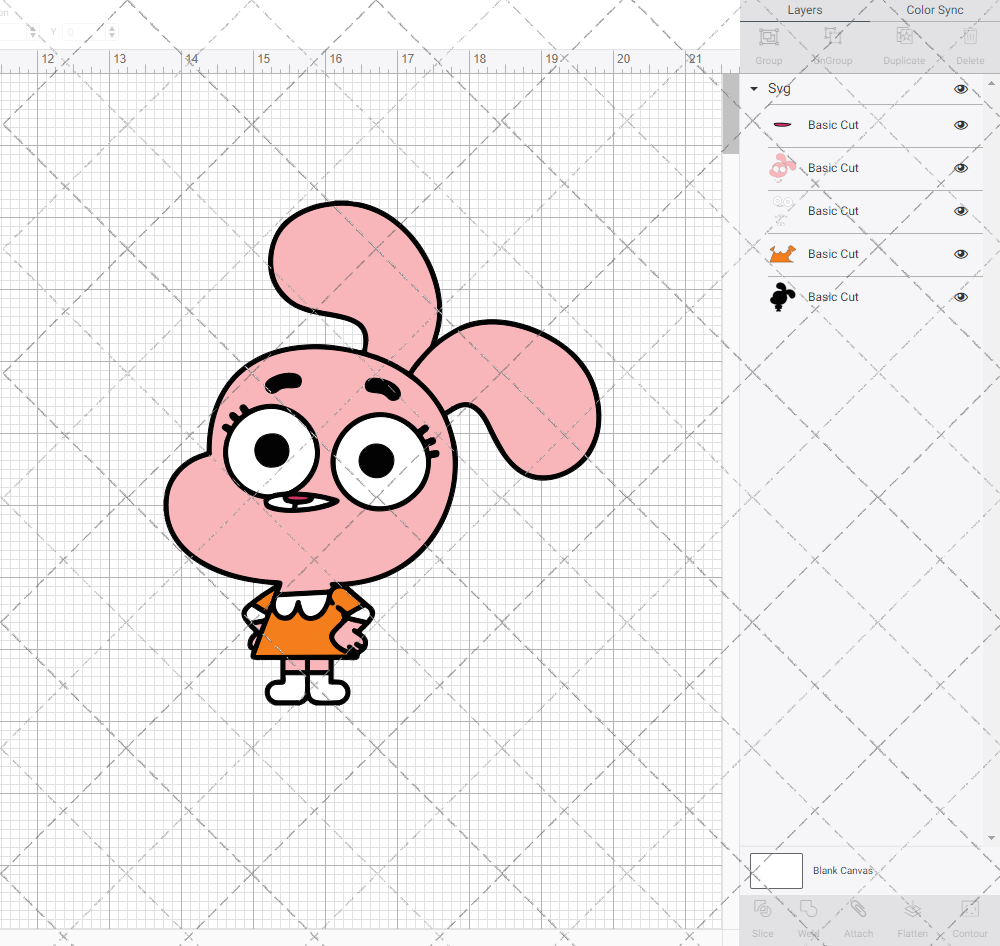 Anais Watterson - The Amazing World of Gumball, Svg, Dxf, Eps, Png SvgShopArt