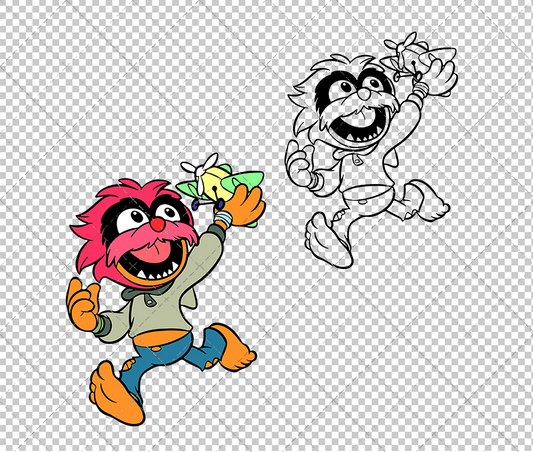 Animal - Muppet Babies, Svg, Dxf, Eps, Png SvgShopArt