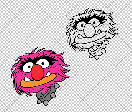 Animal - The Muppet 002, Svg, Dxf, Eps, Png SvgShopArt