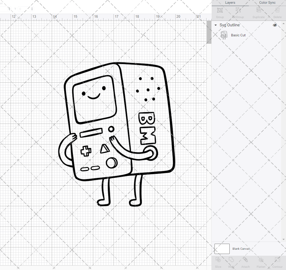 BMO - Adventure Time, Svg, Dxf, Eps, Png - SvgShopArt